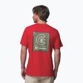 Maglietta da uomo Columbia CSC Basic Logo Back Tee mountain red/linework c badge 3