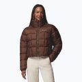Giacca imbottita da donna Columbia Puffect III Cropped tobacco