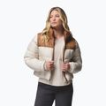 Giacca imbottita da donna Columbia Puffect III Cropped dark stone/camel brown 4