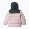 Giacca imbottita per bambini Columbia Puffect Hooded Mineral Pink/Black 2