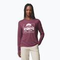 Longsleeve da donna Columbia Parsons Point LS Graphic Tee antique mauve heather/all terrain