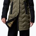 Piumino da donna Columbia Mountain Croo III Mid Down stone green/black 9