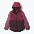 Giacca impermeabile per bambini Columbia Rainy Trails III Fleece Lined moonvista/rich wine/antique mauve