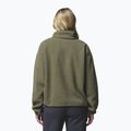 Pile donna Columbia Helvetia II Cropped Half Snap Fleece stone green/safari 3