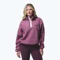 Pile donna Columbia Helvetia II Cropped Half Snap Fleece antique mauve/mineral pink
