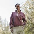 Pile donna Columbia Helvetia II Cropped Half Snap Fleece antique mauve/mineral pink 7