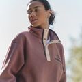 Pile donna Columbia Helvetia II Cropped Half Snap Fleece antique mauve/mineral pink 9