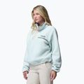 Pile donna Columbia Helvetia II Cropped Half Snap Fleece tea light/dark stone 4