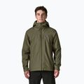 Giacca impermeabile da uomo Patagonia Insulated Boulder Fork Rain basin green