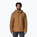 Giacca impermeabile da uomo Patagonia Insulated Boulder Fork Rain deer brown