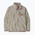 Pile donna Patagonia Lightweight Synchilla Snap-T Pullover oatmeal heather w/moonrise taupe 7
