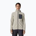 Pile donna Patagonia R1 Air Full-Zip Hoody birch white