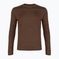 Longsleeve da uomo Patagonia Cap Cool Daily Boardshort Logo LS berm brown - light berm brown x-dye