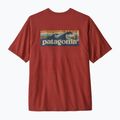 T-shirt da uomo Patagonia Boardshort Logo Pocket Responsibili rusty red 2