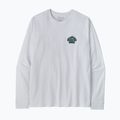 Longsleeve da uomo Patagonia Great Waves Responsibili-Tee LS fiber white