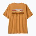 T-shirt da uomo Patagonia Fitz Roy Foothills dried mango 2