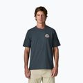 T-shirt da uomo Patagonia Great Waves Responsibili-Tee summit blue