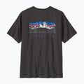 T-shirt da uomo Patagonia Fitz Roy Foothills ink black 3