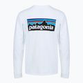 Longsleeve da uomo Patagonia P-6 Logo Responsibili fiber white 2