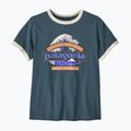 Maglietta da donna Patagonia Great Waves Ringer Tee summit blue 2