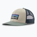 Cappellino con visiera Patagonia P-6 Logo Trucker Hat pumice