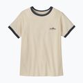 Maglietta da donna Patagonia Fitz Roy Foothills Ringer Tee undyed natural