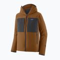 Felpa da trekking uomo Patagonia R2 TechFace Hoody deer brown 2
