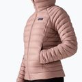 Piumino donna Patagonia Down Sweater Hoody moonrise taupe 5