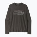 Longsleeve da uomo Patagonia Cap Cool Trail Stratapeaks ink black