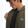 Felpa da uomo Under Armour Rival Fleece Full Zip marine od green/white 3