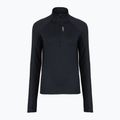Felpa da corsa donna HOKA Skyform Half Zip black heather