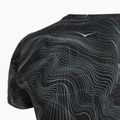 Maglia da corsa da uomo HOKA EveryRun CLF PRT black/white 4