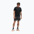 Pantaloncini da corsa da uomo HOKA Glide Short 5" Brief CLF PRT black/white 2