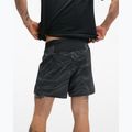 Pantaloncini da corsa da uomo HOKA Glide Short 5" Brief CLF PRT black/white 3