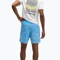 Pantaloncini da corsa da uomo HOKA Glide Short 7" CLF PRT mineral blue 3
