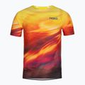 Maglia da corsa da uomo HOKA Race Day Short Sleeve TR PRT hoka citrus print