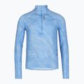 Felpa da corsa uomo HOKA Skyform Half Zip CLF PRT mineral blue