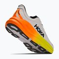 Scarpe da corsa uomo HOKA Bondi 9 white/neon tangerine 3