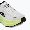 Scarpe da corsa donna HOKA Bondi 9 white/tart apple 7