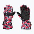 Guanti da snowboard da donna ROXY Cynthia Rowley nero/bianco/rosso 7