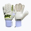 Guanti da portiere per bambini 4keepers Champ Carbo V RF Strap bianco/giallo 6