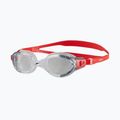 Occhiali da nuoto Speedo Futura Biofuse Flexiseal rosso lava/chiaro 5