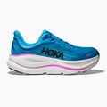 Scarpe da corsa da donna HOKA Bondi 9 blu cielo/fucsia neon 2
