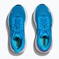 Scarpe da corsa da donna HOKA Bondi 9 blu cielo/fucsia neon 8