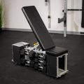 Set TREXO Panca Storage + Manubri Esagonali nero 2