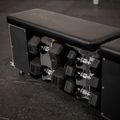 Set TREXO Panca Storage + Manubri Esagonali nero 7