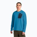 Maglia a maniche lunghe da uomo Jack Wolfskin Prelight Trail Crew aurora blue