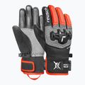 Guanti da sci per bambini Reusch Worldcup Warrior R-Tex XT Junior black/silver/fluo red 2