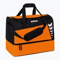 Borsa sportiva ERIMA Six Wings Sports Bag With Bottom Compartment 35 l orange/black