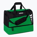 Borsa sportiva ERIMA Six Wings Sports Bag With Bottom Compartment 60 l emerald/black